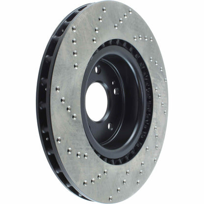 StopTech Sport Cryo Cross Drilled Brake Rotor; Front Left