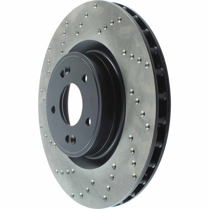 StopTech Sport Cryo Cross Drilled Brake Rotor; Front Right
