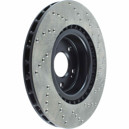 StopTech Sport Cryo Cross Drilled Brake Rotor; Front Right