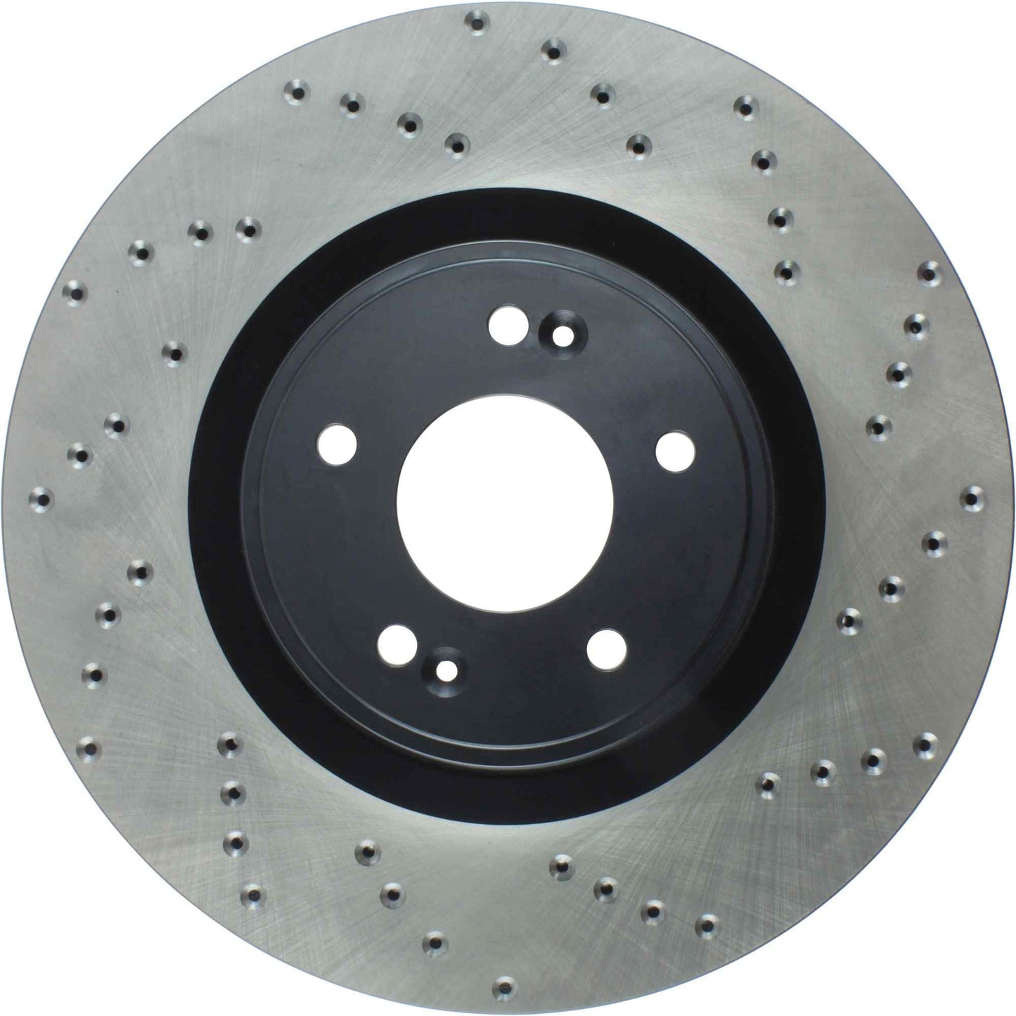 StopTech Sport Cross Drilled Brake Rotor; Front Left