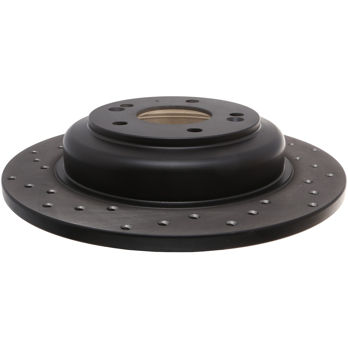 StopTech Sport Cross Drilled Brake Rotor; Rear Right