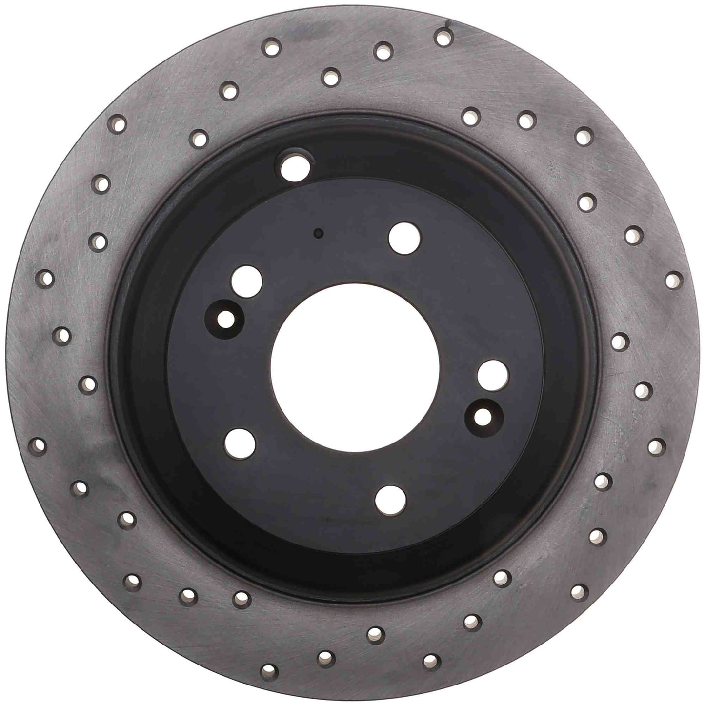 StopTech Sport Cross Drilled Brake Rotor; Rear Right