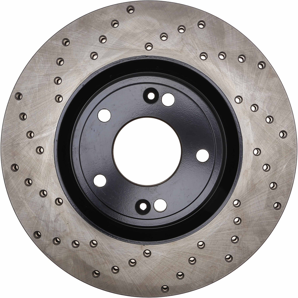 StopTech Sport Cross Drilled Brake Rotor; Front Right