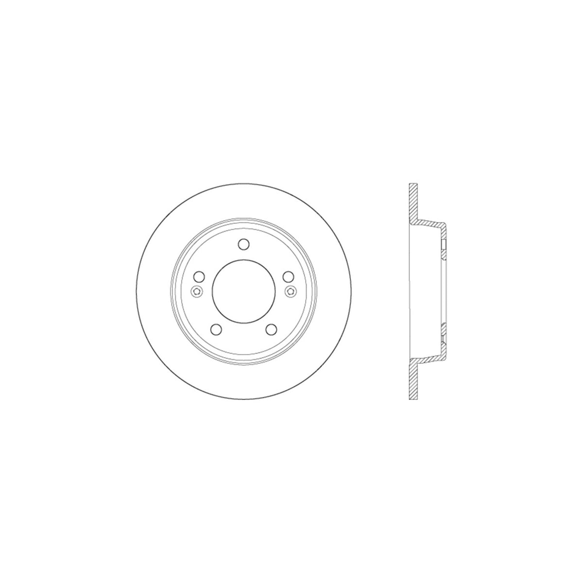 StopTech Sport Cross Drilled Brake Rotor; Rear Right