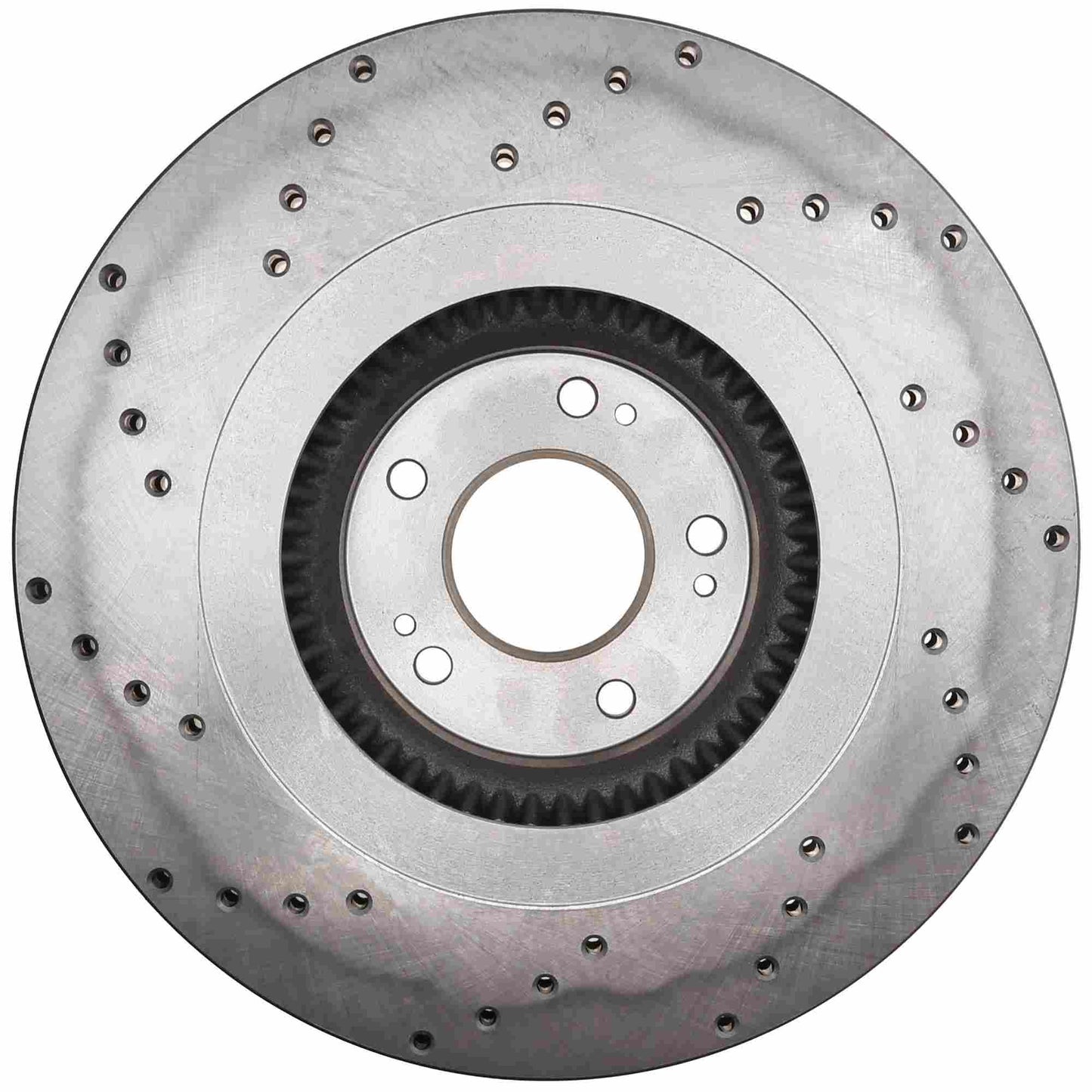 StopTech Sport Cross Drilled Brake Rotor; Front Left