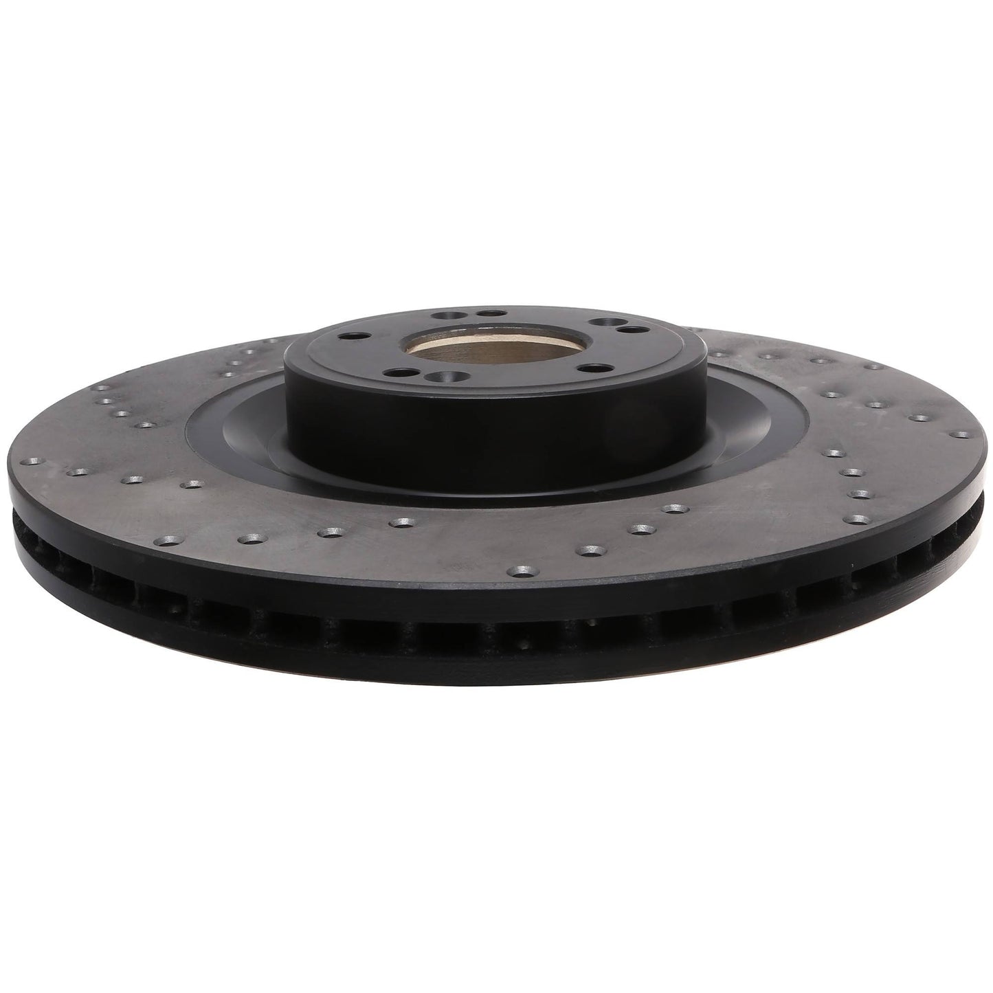 StopTech Sport Cross Drilled Brake Rotor; Front Right
