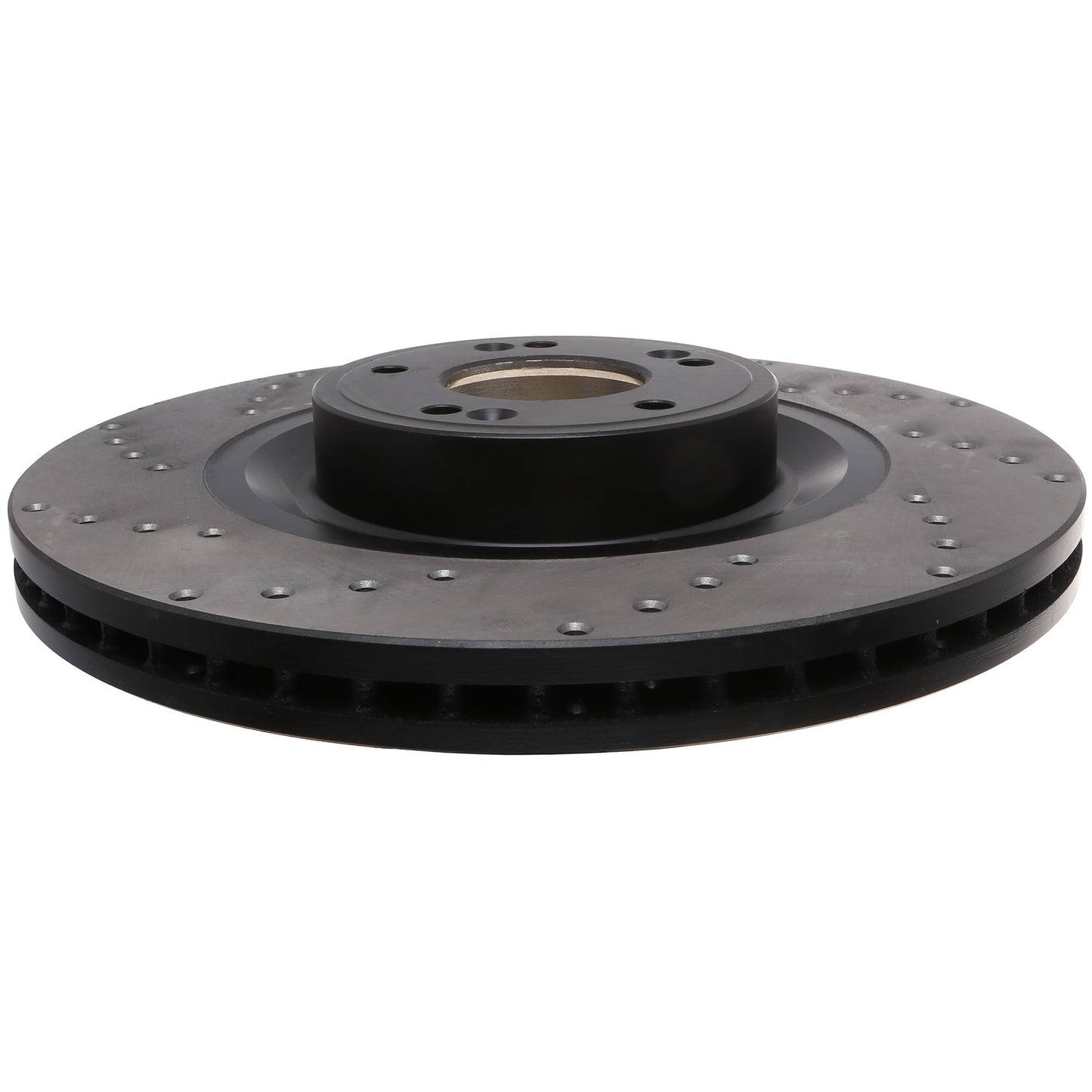 StopTech Sport Cross Drilled Brake Rotor; Front Right