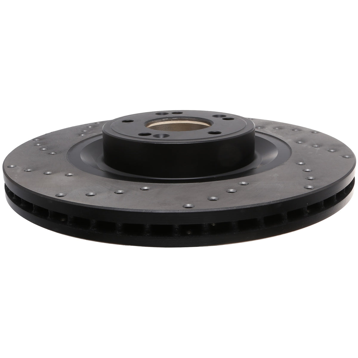 StopTech Sport Cross Drilled Brake Rotor; Front Right