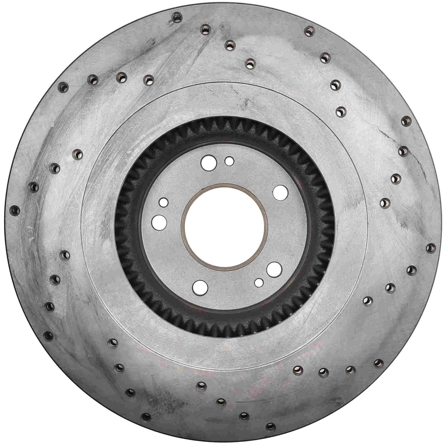 StopTech Sport Cross Drilled Brake Rotor; Front Right
