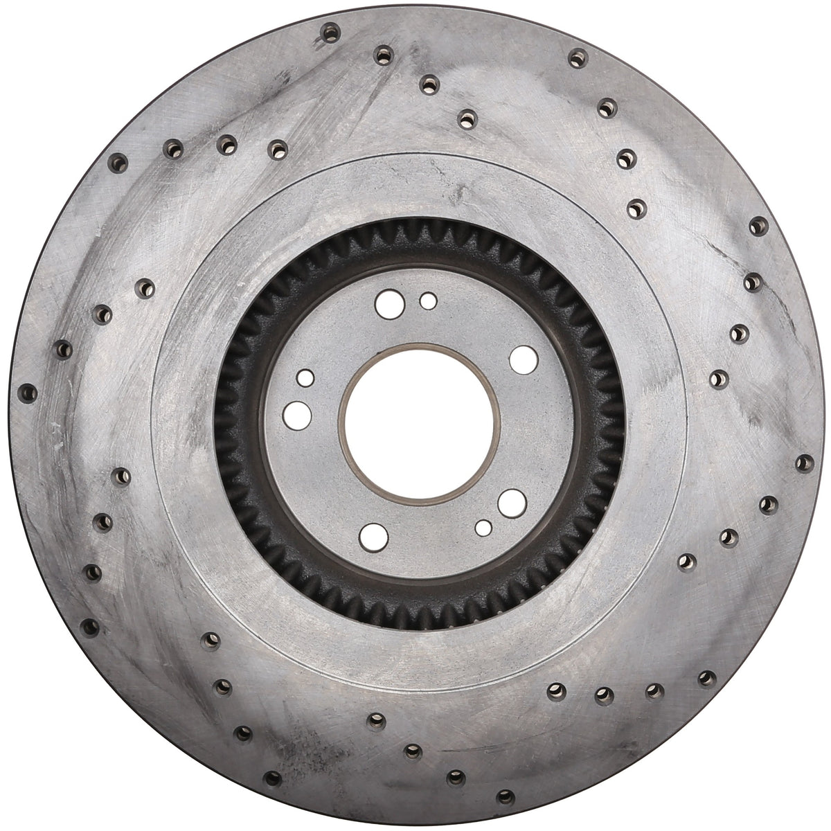StopTech Sport Cross Drilled Brake Rotor; Front Right
