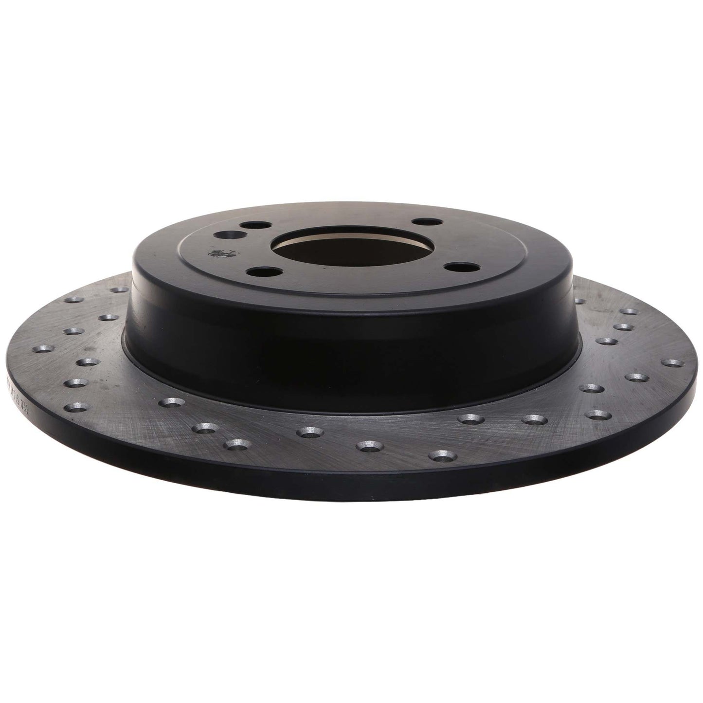 StopTech Sport Cross Drilled Brake Rotor; Rear Left