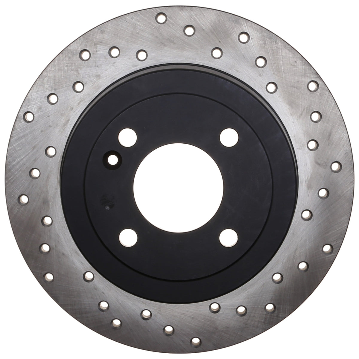 StopTech Sport Cross Drilled Brake Rotor; Rear Left