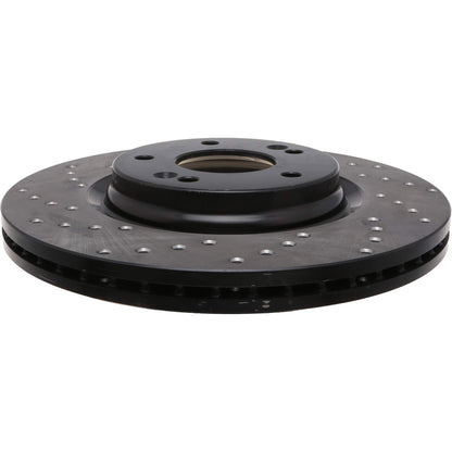 StopTech Sport Cross Drilled Brake Rotor - Rear Left 128.51054R