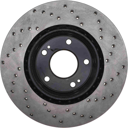 StopTech Sport Cross Drilled Brake Rotor - Rear Left 128.51054R