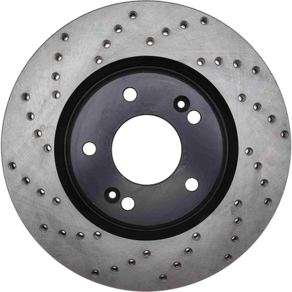 StopTech Sport Cross Drilled Brake Rotor - Rear Left 128.51054R