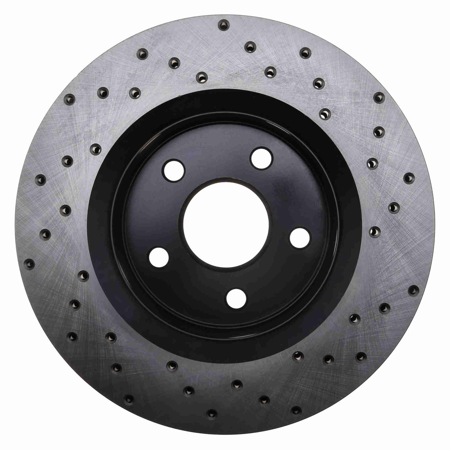 StopTech Sport Cross Drilled Brake Rotor; Front Right