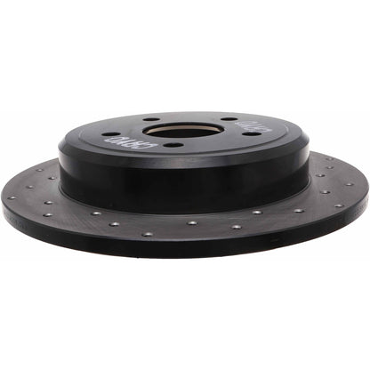StopTech Sport Cryo Cross Drilled Brake Rotor; Rear Left