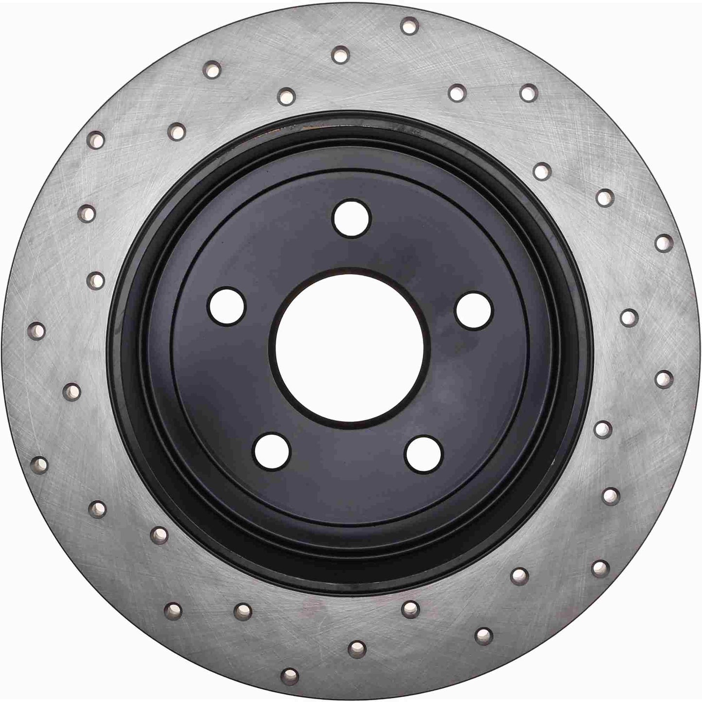 StopTech Sport Cryo Cross Drilled Brake Rotor; Rear Left