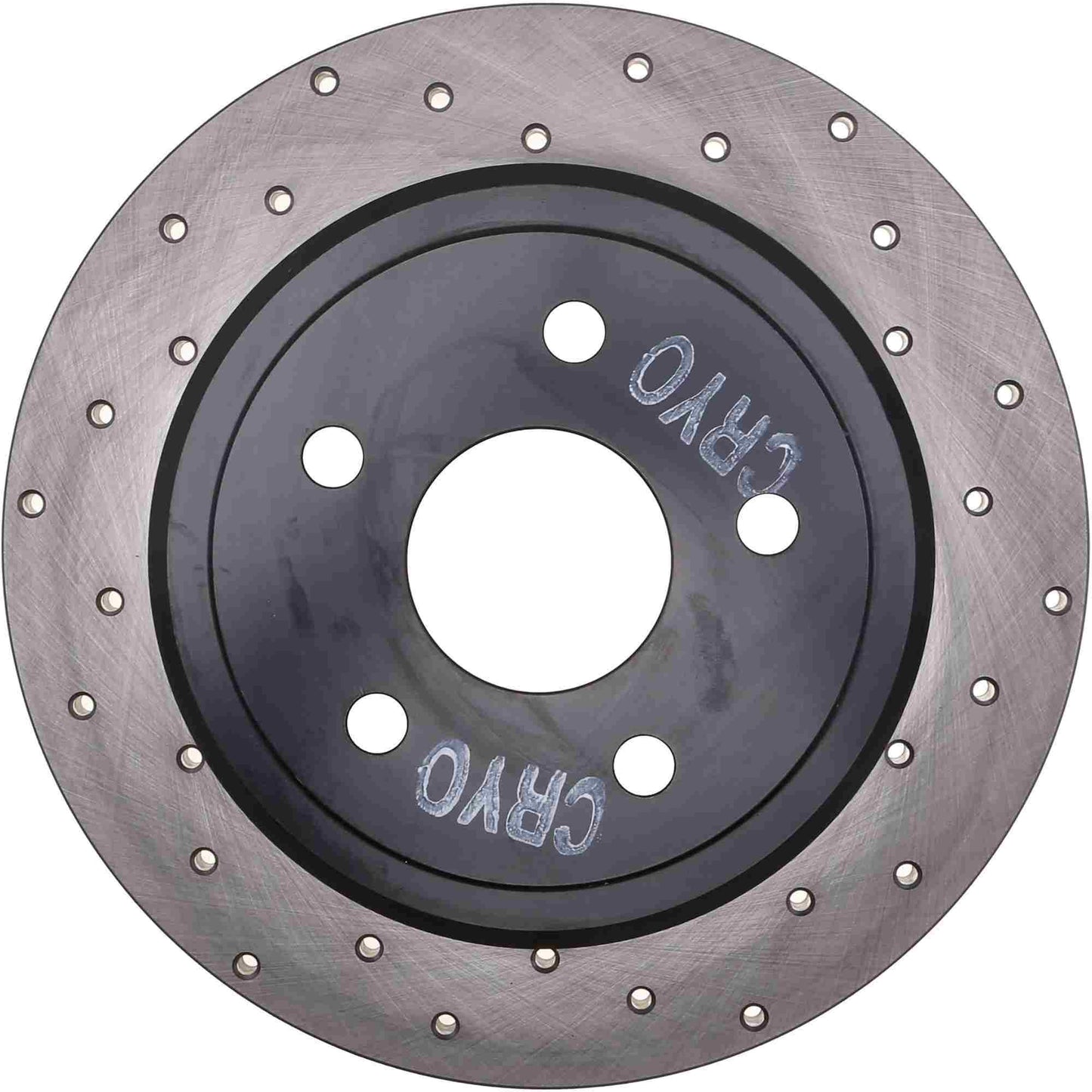StopTech Sport Cryo Cross Drilled Brake Rotor; Rear Left