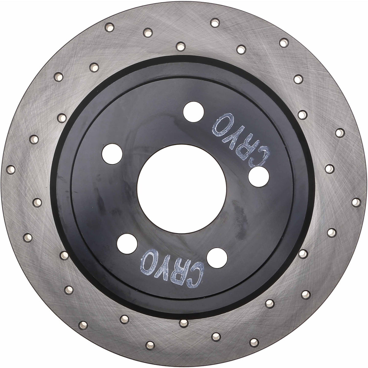 StopTech Sport Cryo Cross Drilled Brake Rotor; Rear Left