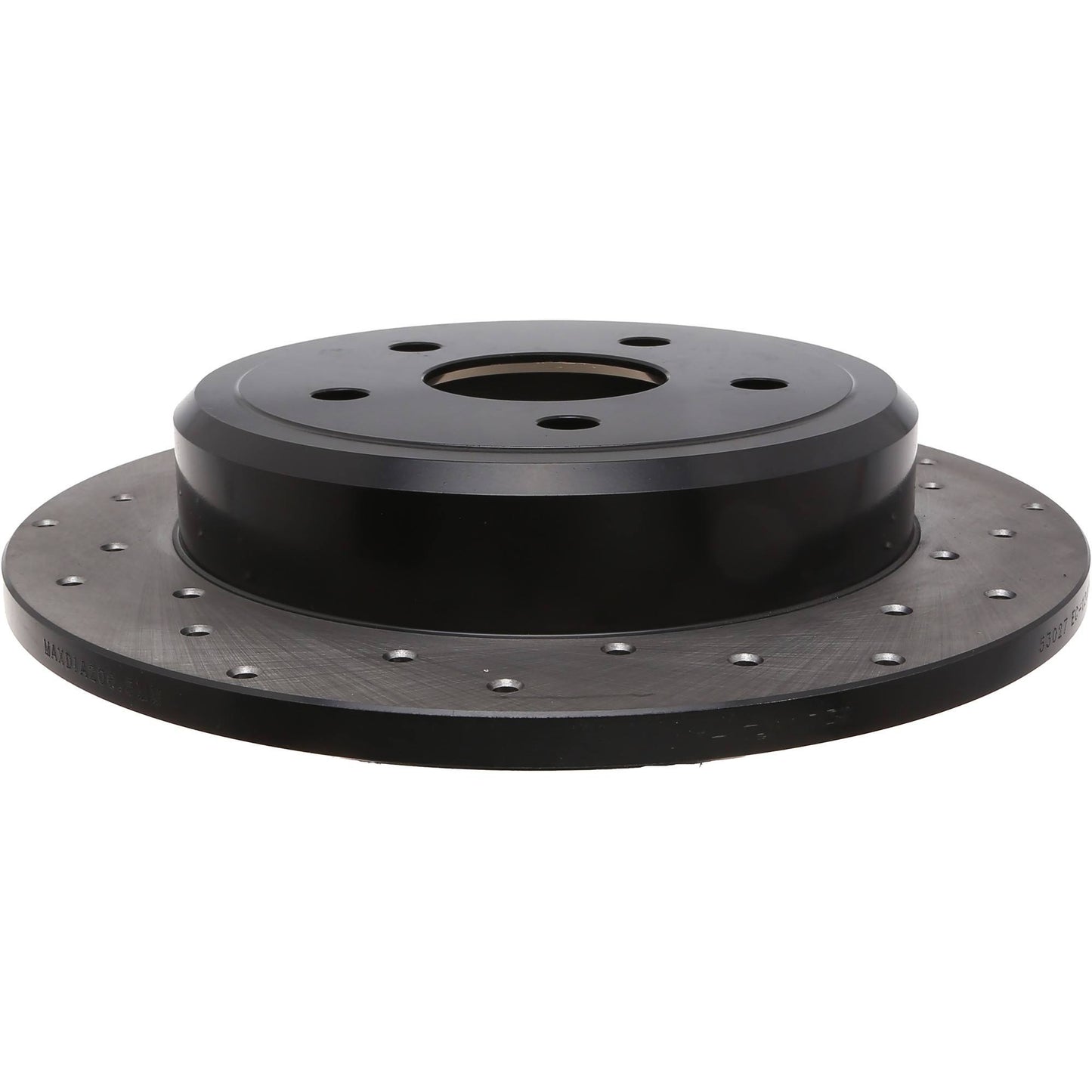 StopTech Sport Cross Drilled Brake Rotor; Rear Left