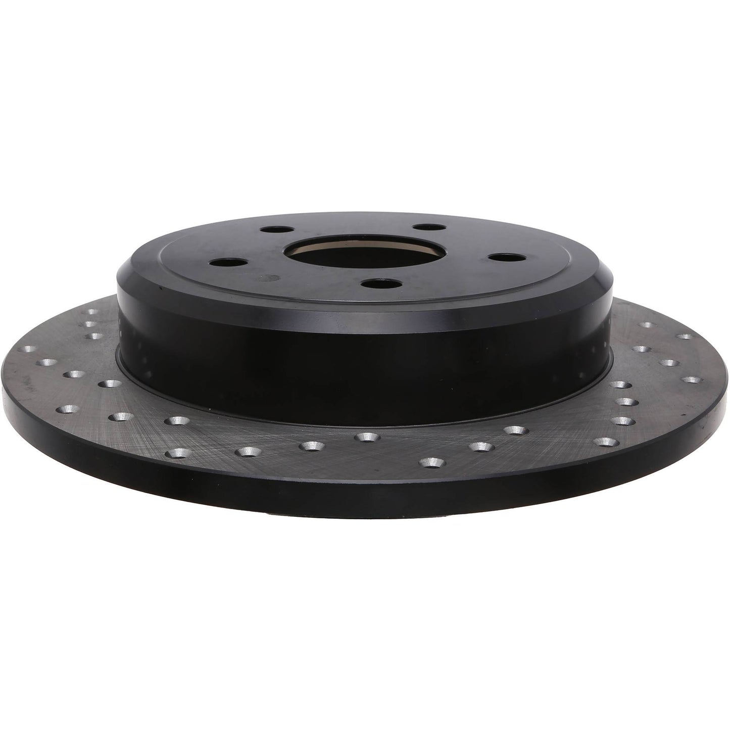 StopTech Sport Cross Drilled Brake Rotor; Rear Right
