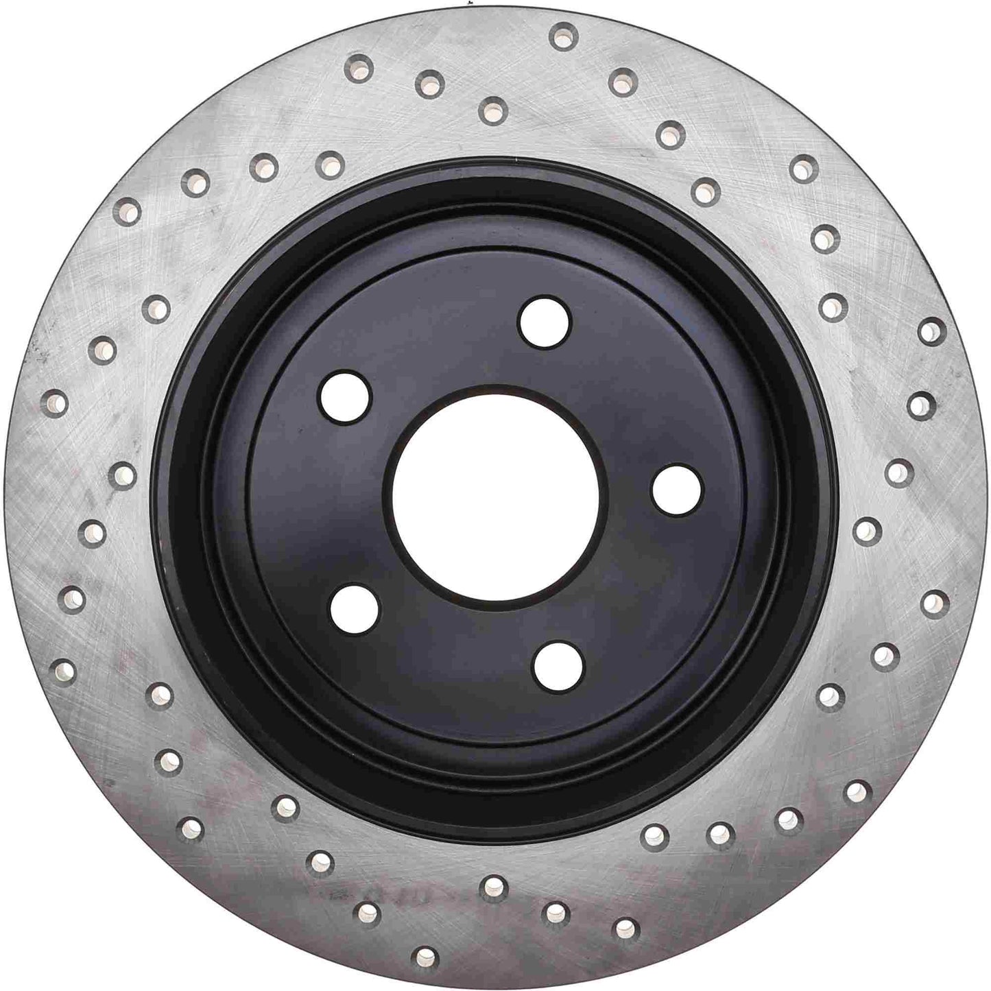 StopTech Sport Cross Drilled Brake Rotor; Rear Right
