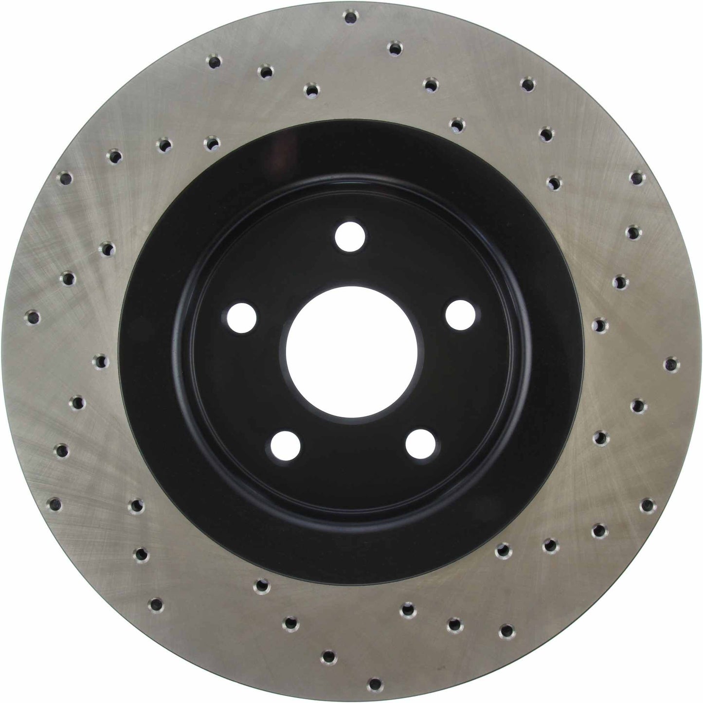 StopTech Sport Cross Drilled Brake Rotor; Front Right