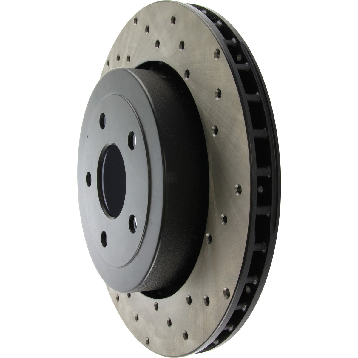 StopTech Sport Cryo Cross Drilled Brake Rotor; Rear Left