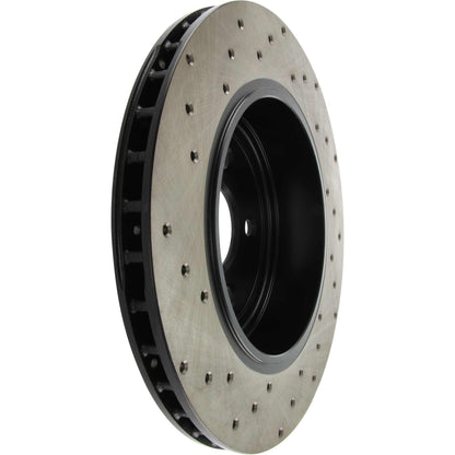 StopTech Sport Cryo Cross Drilled Brake Rotor; Rear Left