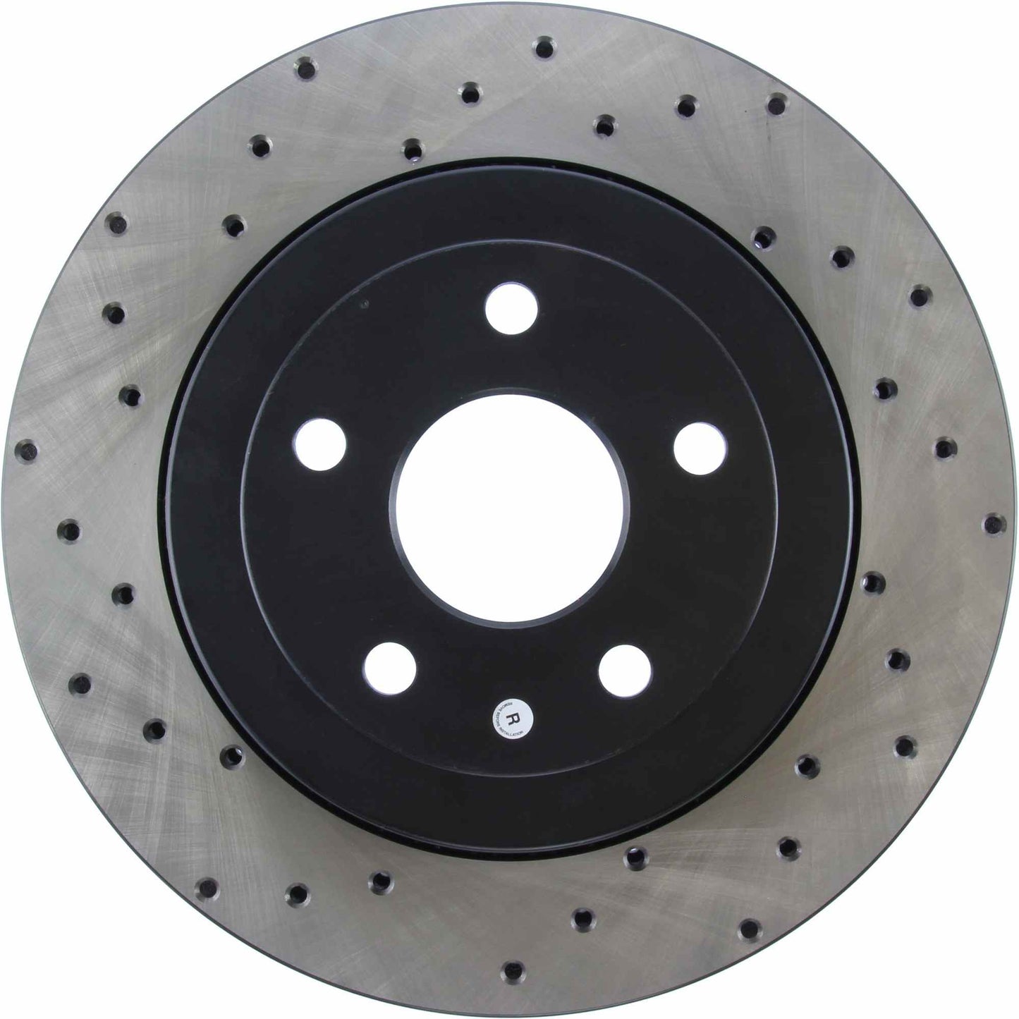 StopTech Sport Cryo Cross Drilled Brake Rotor; Rear Right