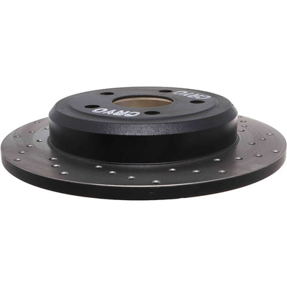 StopTech Sport Cryo Cross Drilled Brake Rotor; Rear Left