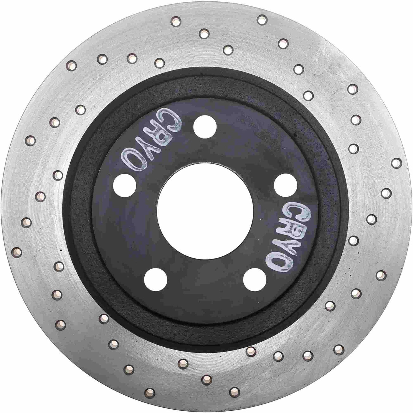 StopTech Sport Cryo Cross Drilled Brake Rotor; Rear Left