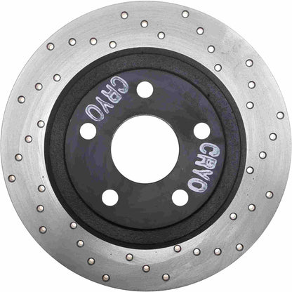 StopTech Sport Cryo Cross Drilled Brake Rotor; Rear Left