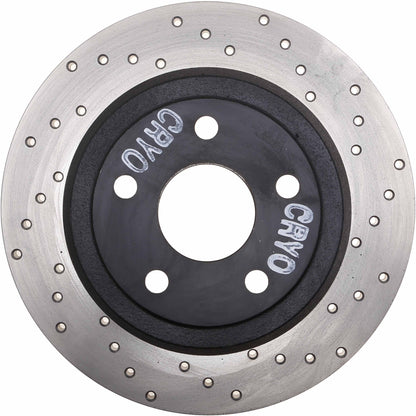 StopTech Sport Cryo Cross Drilled Brake Rotor; Rear Left