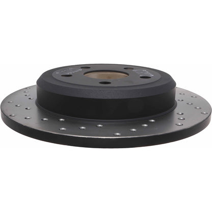 StopTech Sport Cryo Cross Drilled Brake Rotor; Rear Right