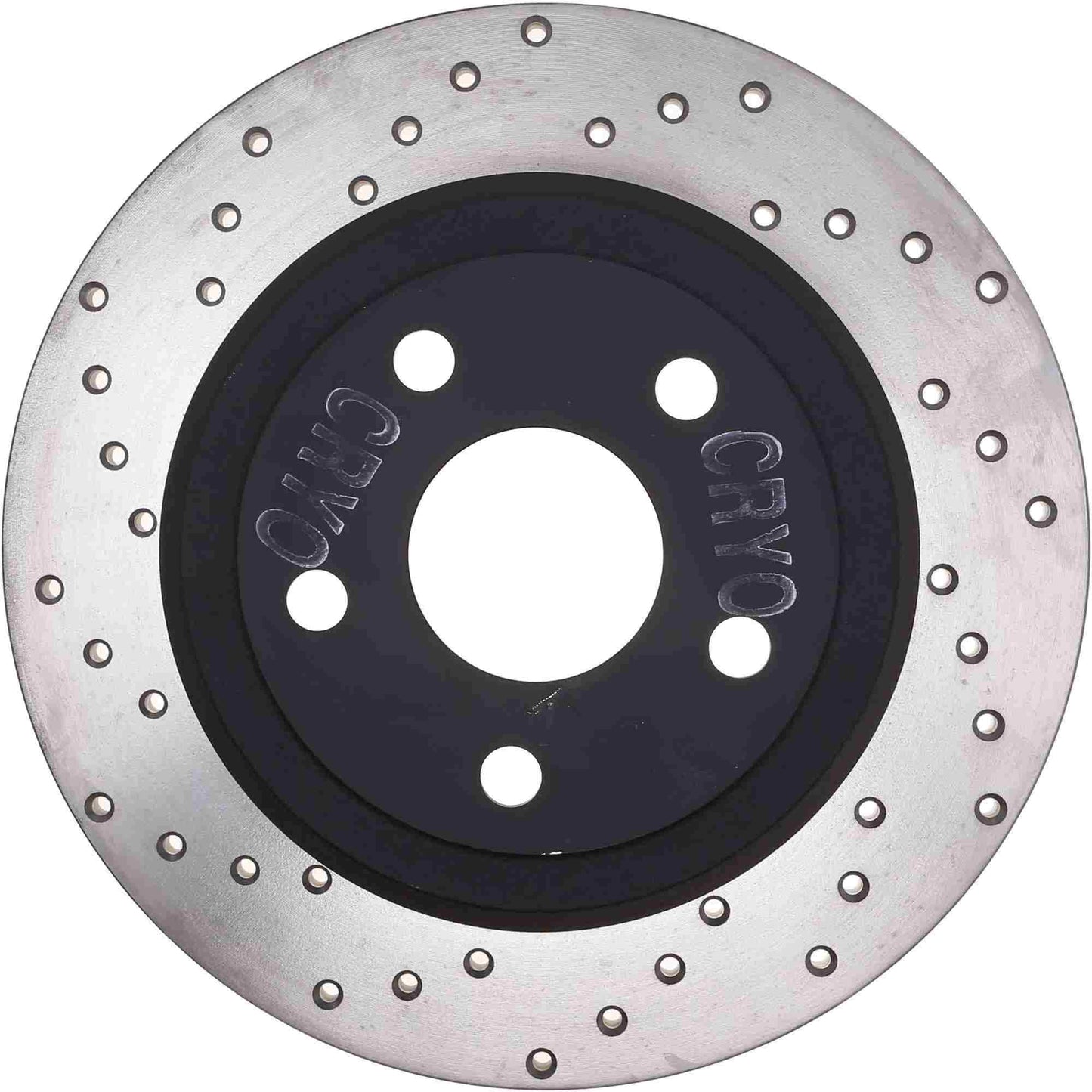 StopTech Sport Cryo Cross Drilled Brake Rotor; Rear Right