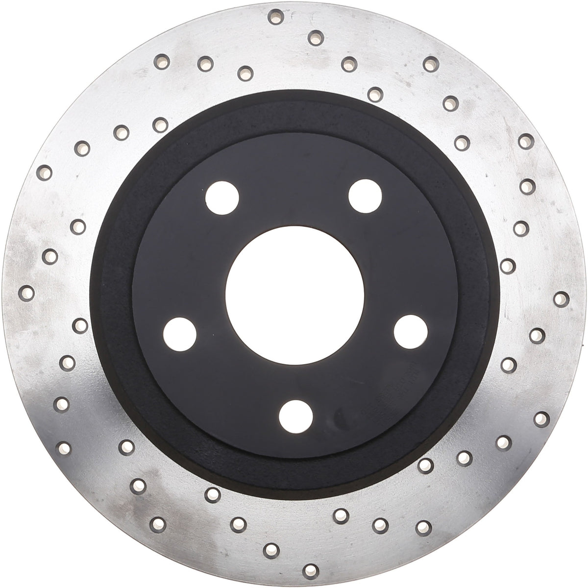 StopTech Sport Cross Drilled Brake Rotor; Rear Left