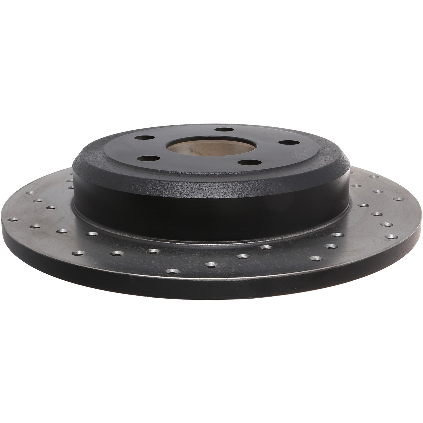 StopTech Sport Cross Drilled Brake Rotor; Rear Right