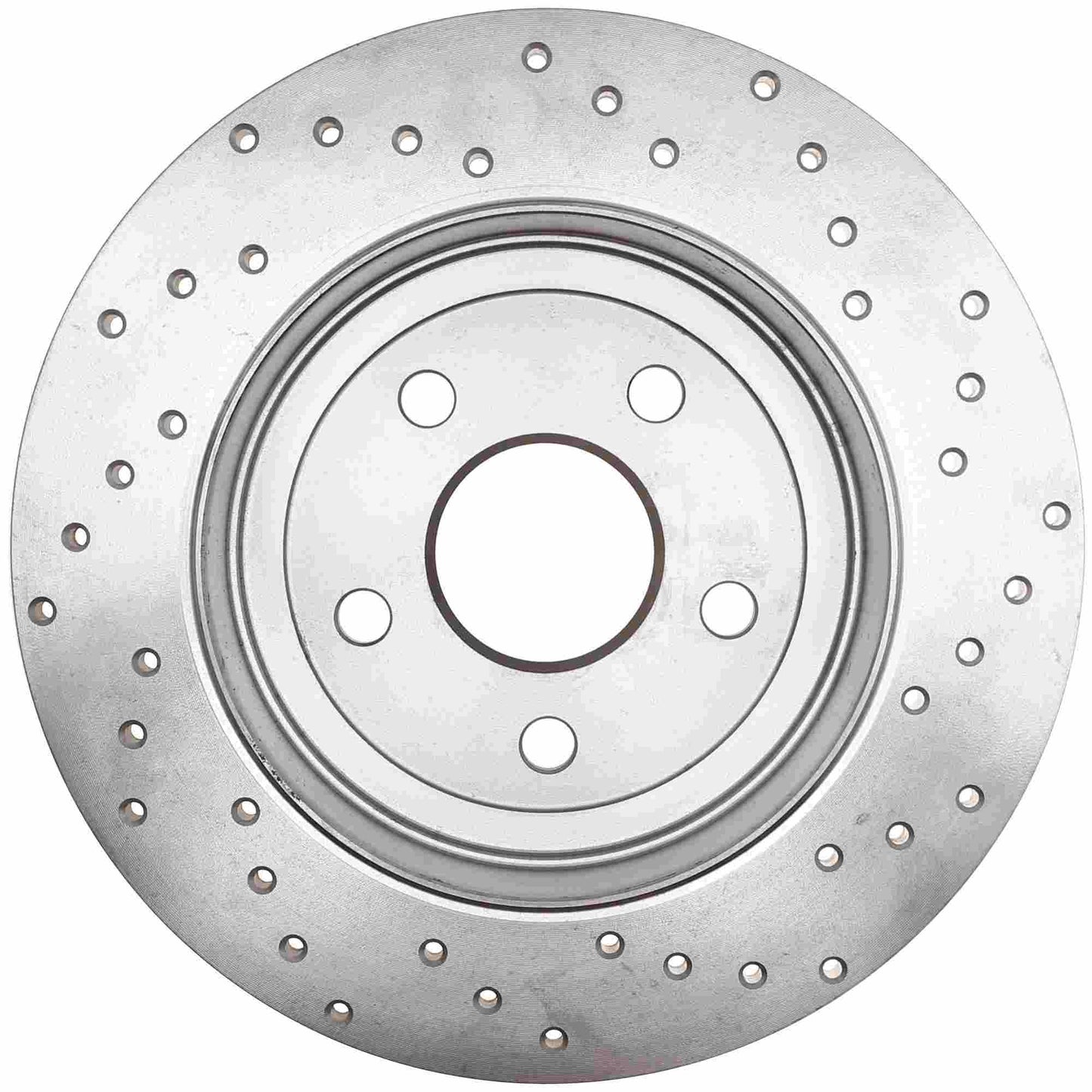 StopTech Sport Cross Drilled Brake Rotor; Rear Right