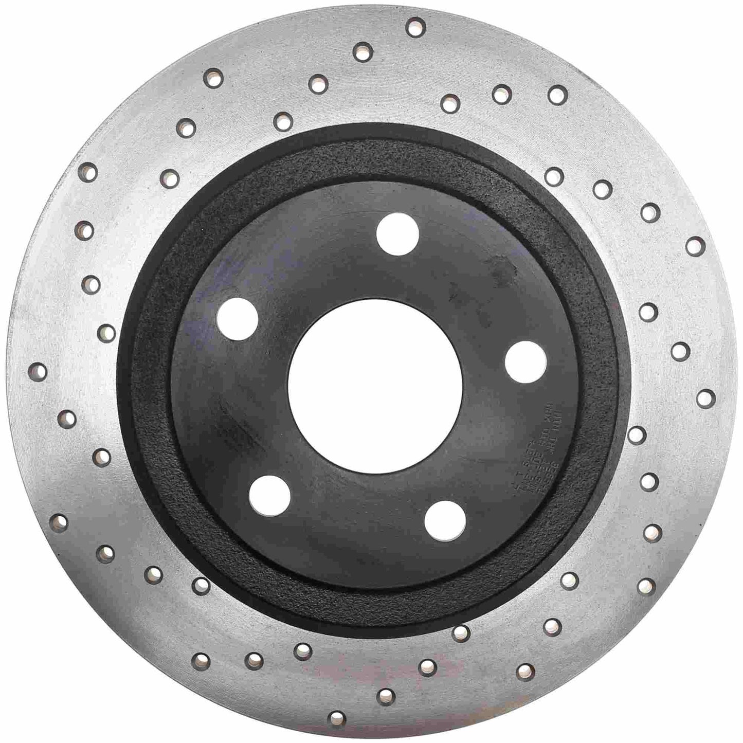 StopTech Sport Cross Drilled Brake Rotor; Rear Right