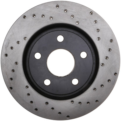 StopTech Sport Cross Drilled Brake Rotor - Front Right 128.58006L