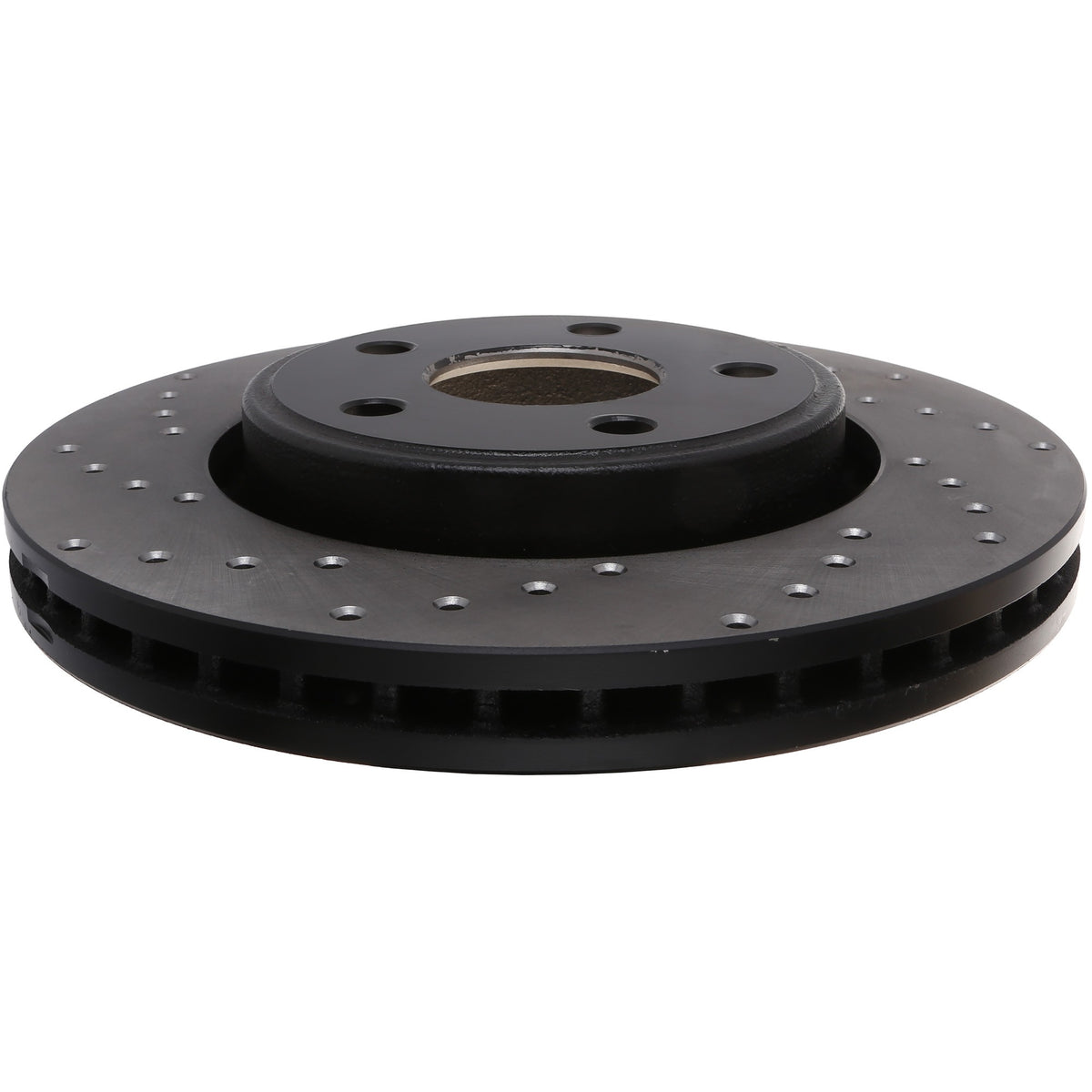 StopTech Sport Cross Drilled Brake Rotor; Front Right