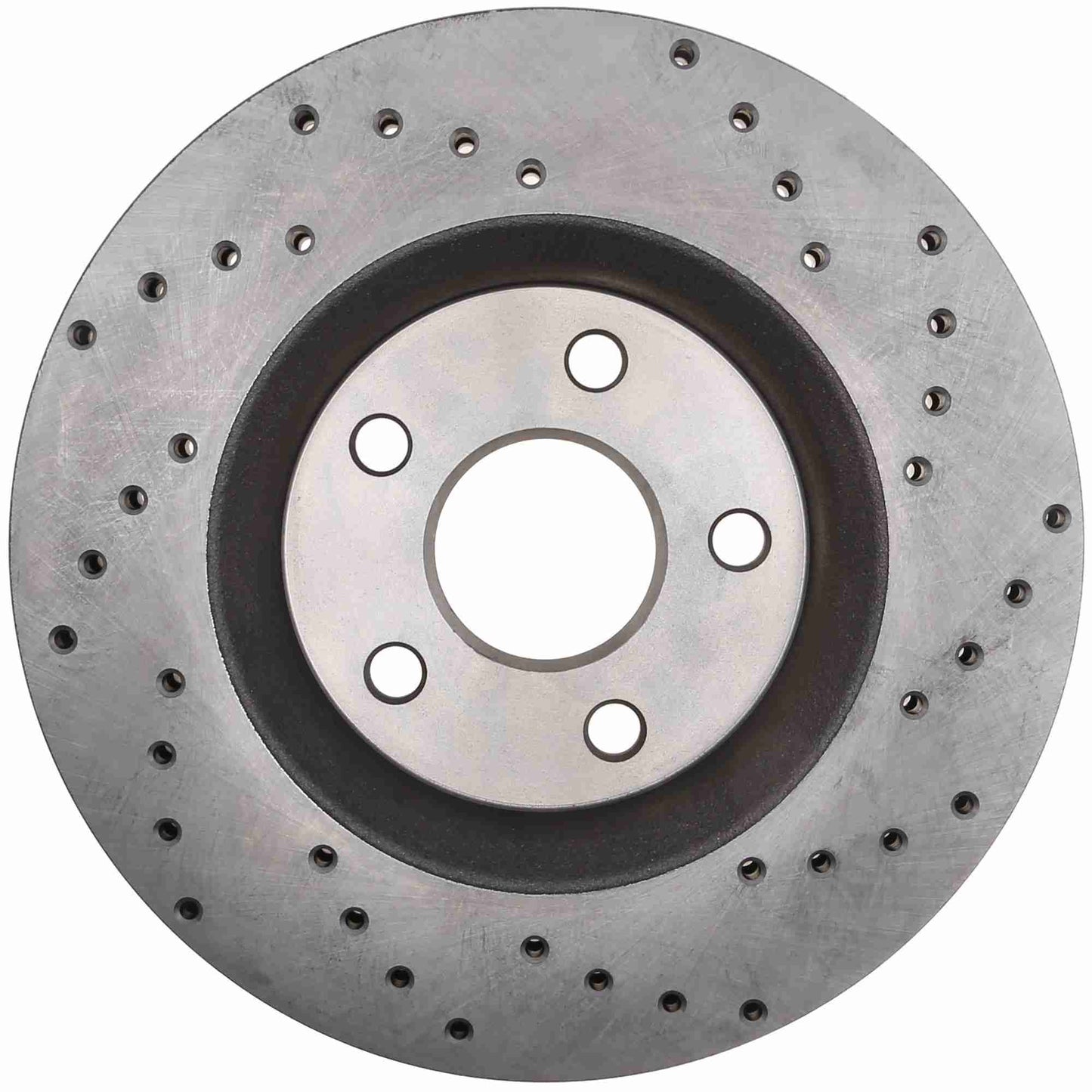 StopTech Sport Cross Drilled Brake Rotor; Front Right