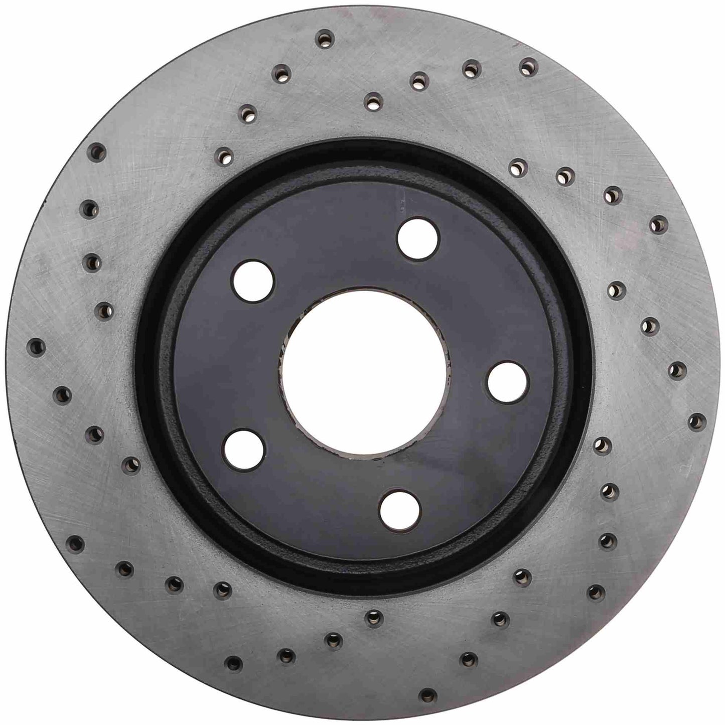 StopTech Sport Cross Drilled Brake Rotor; Front Right