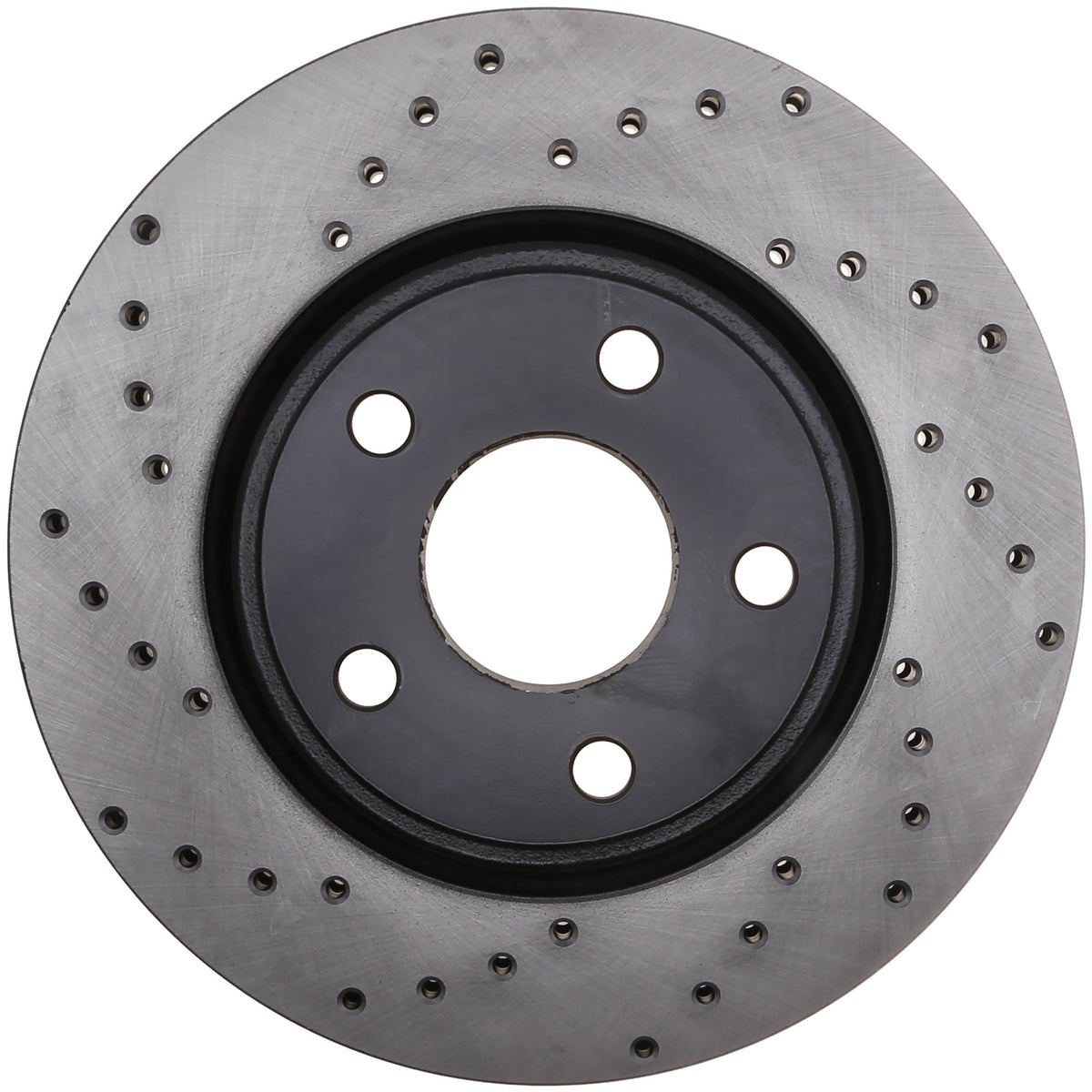 StopTech Sport Cross Drilled Brake Rotor; Front Right