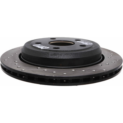 StopTech Sport Cryo Cross Drilled Brake Rotor; Rear Left