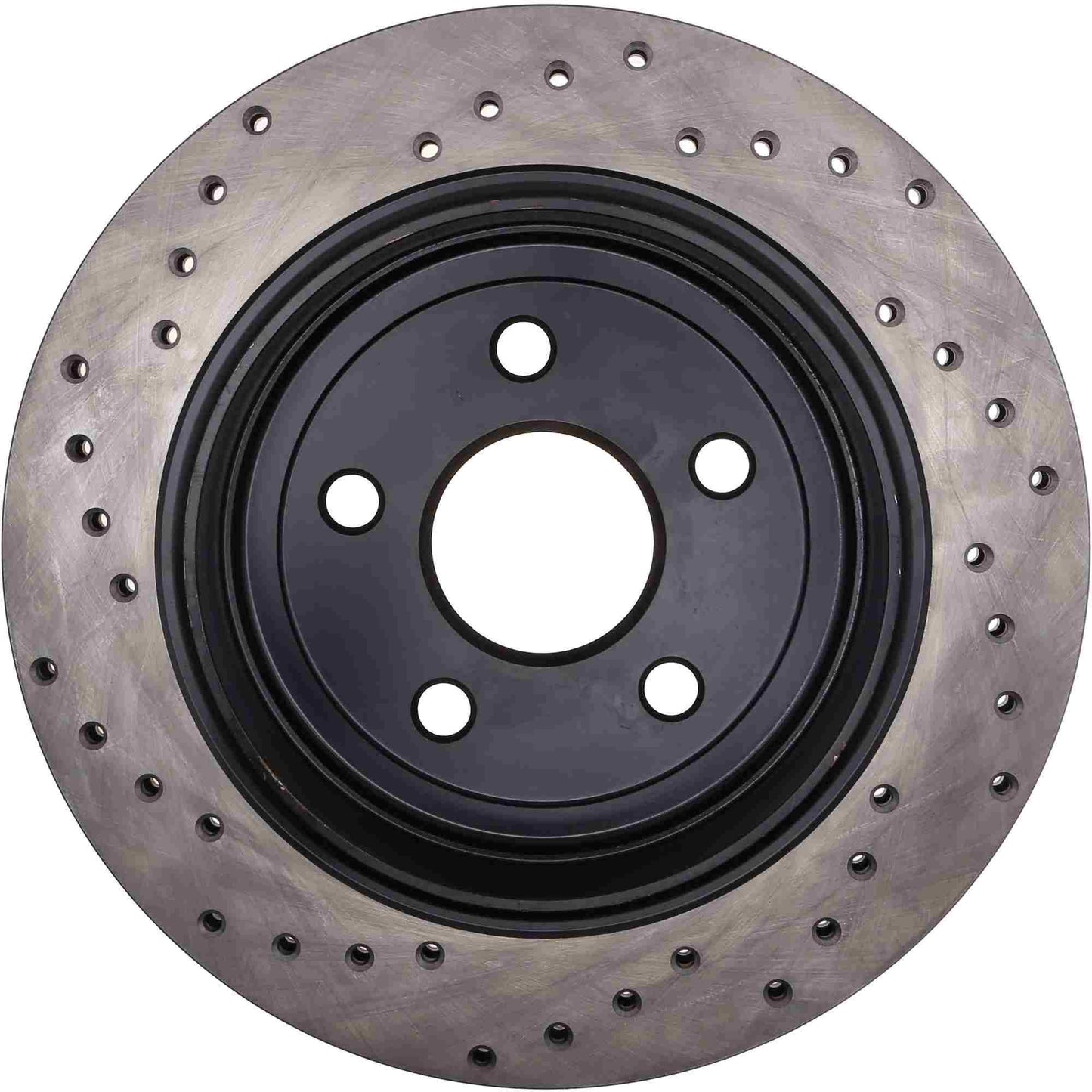 StopTech Sport Cryo Cross Drilled Brake Rotor; Rear Left