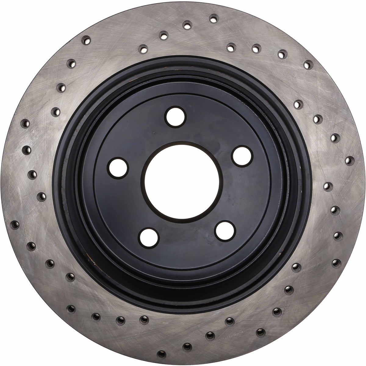 StopTech Sport Cryo Cross Drilled Brake Rotor; Rear Left