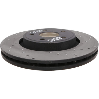 StopTech Sport Cryo Cross Drilled Brake Rotor; Front Left